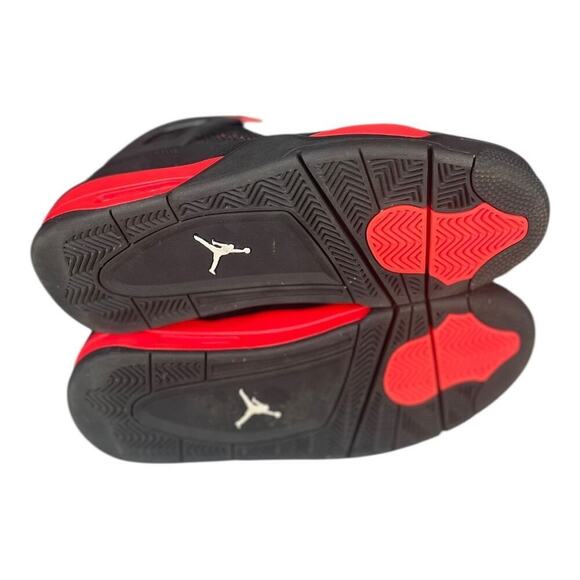 Nike Air Jordan 4 Retro Red Thunder Hightop Sneakers Men’s Size 7.5 main image 4